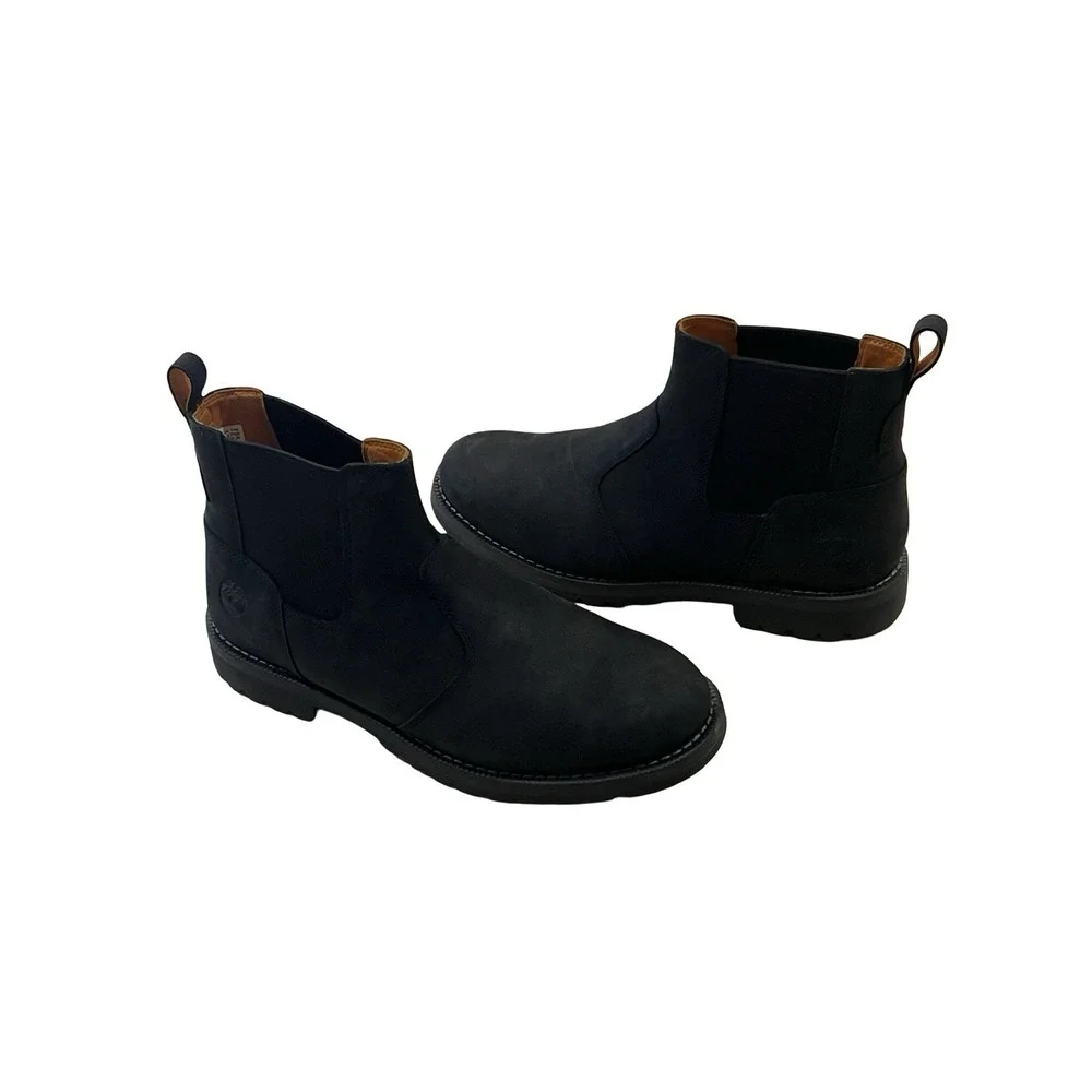 Mens Timberland REDWOOD FALLS Mid Chelsea Pull On Boots 9 Suede TB0A4NU01